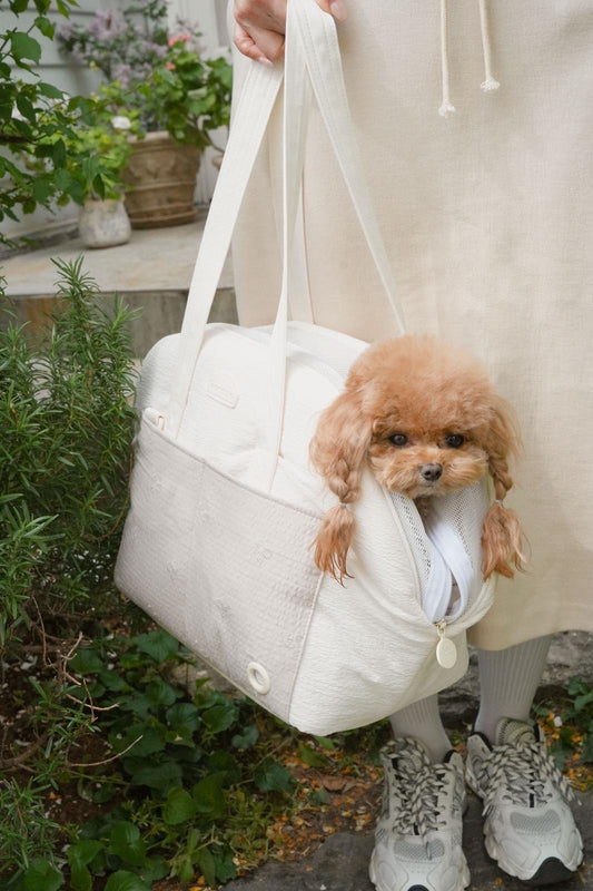 Pogni Attobag Cushion Bag / Shoulder Carry Two-in-One Pet Carrier Bed