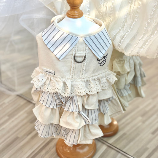No'elle Cotton Harness Dress
