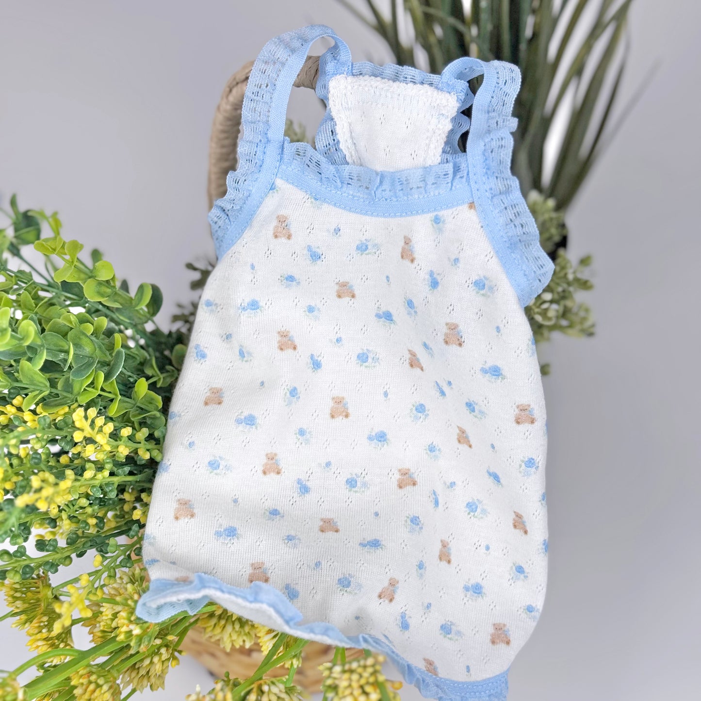 Bleu Bébé Teddy Top