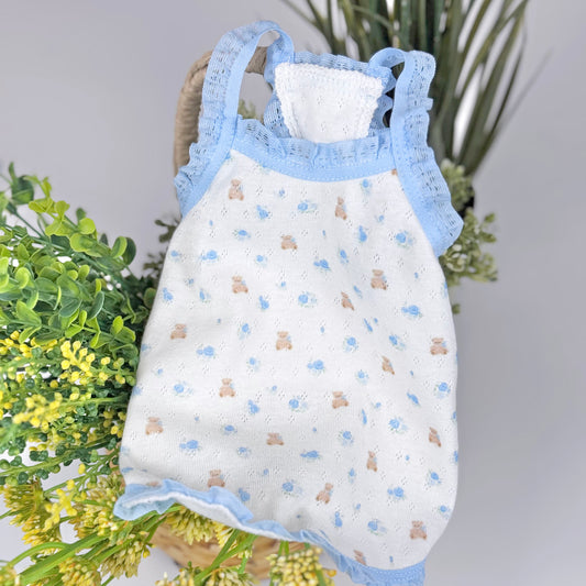 Bleu Bébé Teddy Top