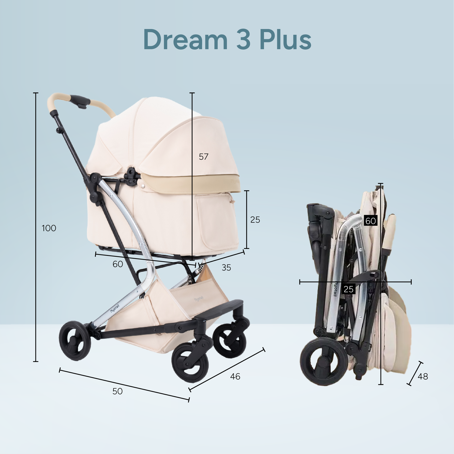 Nyotail Pet Stroller Dream 3 Plus