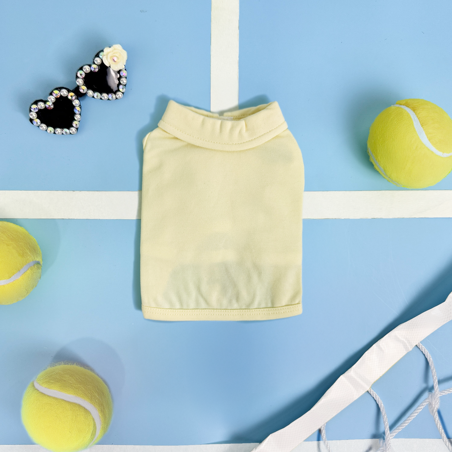 Tennis Polo Tee - Yellow (Interchangeable)
