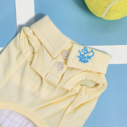 Tennis Polo Tee - Yellow (Interchangeable)