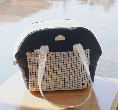 Pogni Attobag Cushion Bag / Shoulder Carry Two-in-One Pet Carrier Bed